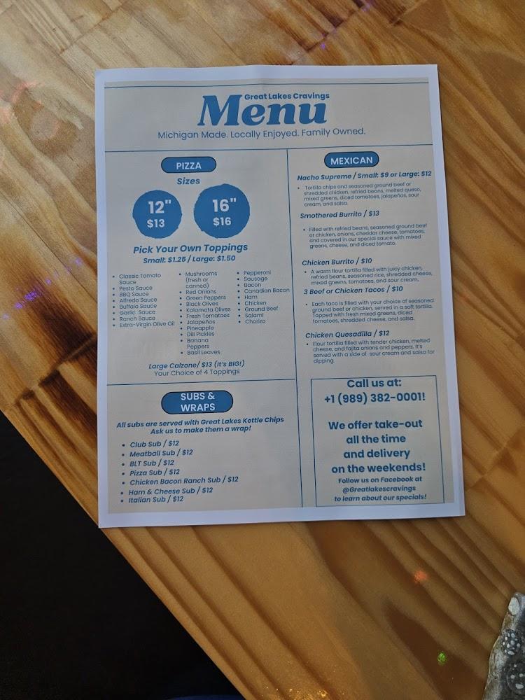 Great Lakes Cravings Restaurant Menu image 4